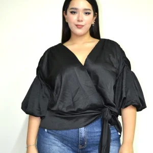 Blusa manga abullonada