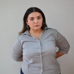 Blusa camisera manga 3/4