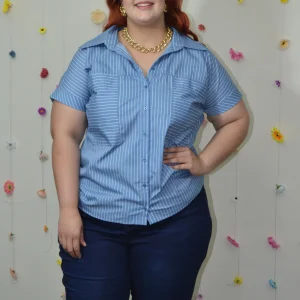 Blusa Camisera Rayada