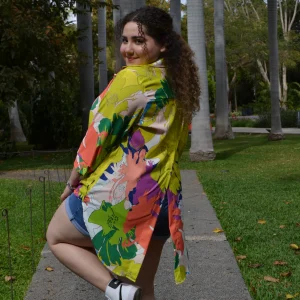 Blusa camisera estampada