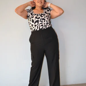 Blusa manga corta Estampada