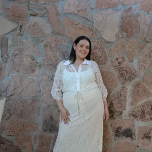 Falda Moda Con Encaje