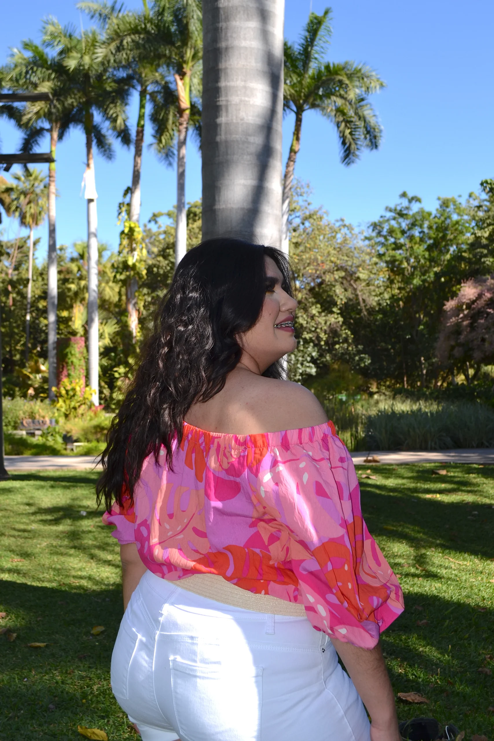 Blusa Estampada Off The Shoulders - Imagen 3