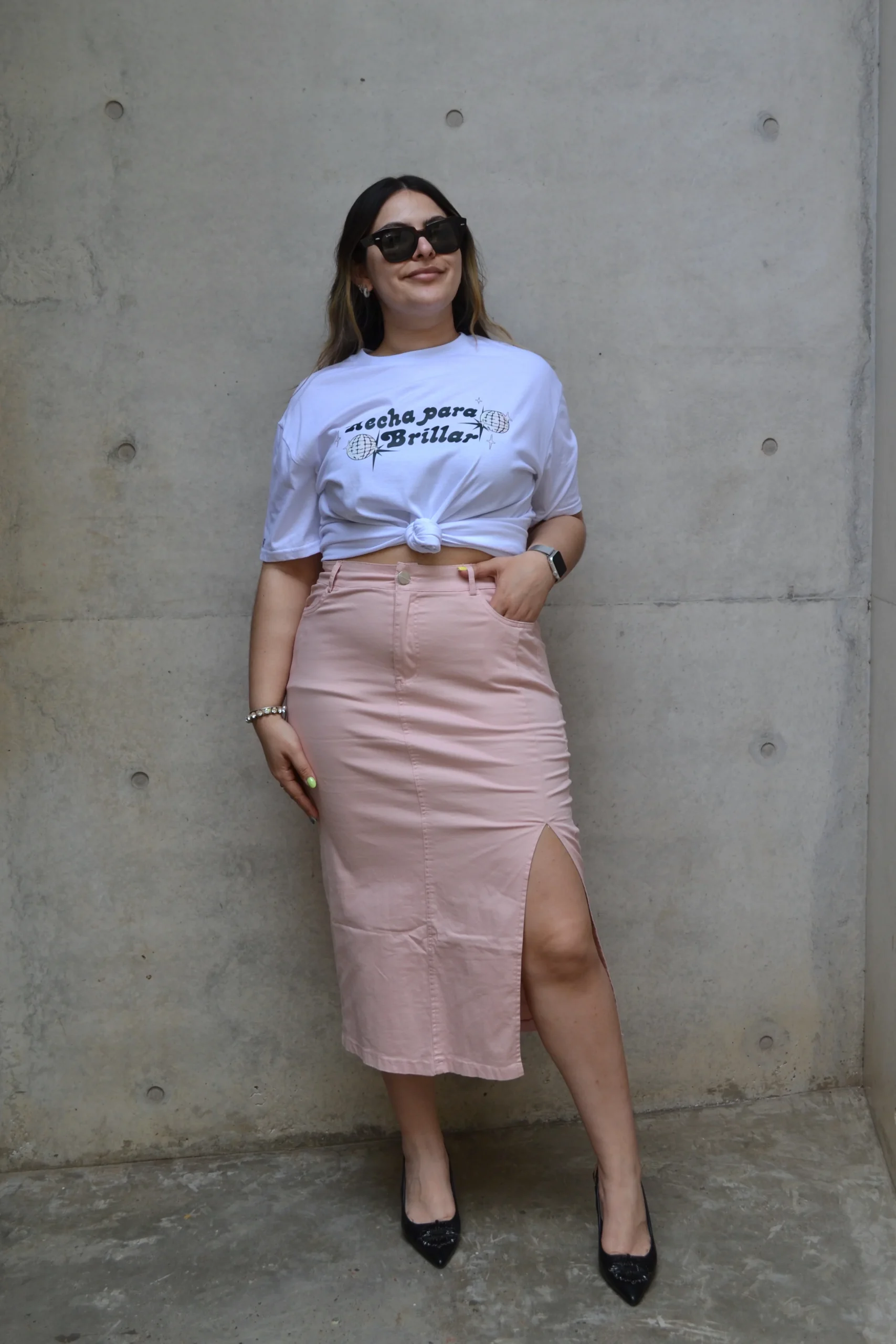 Falda de Mezclilla Larga