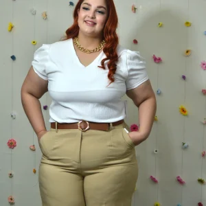 Short de vestir con cinto