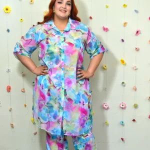 PANTALÓN FLARE ESTAMPADO