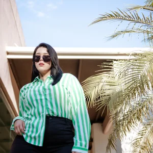 Short de vestir con cinto