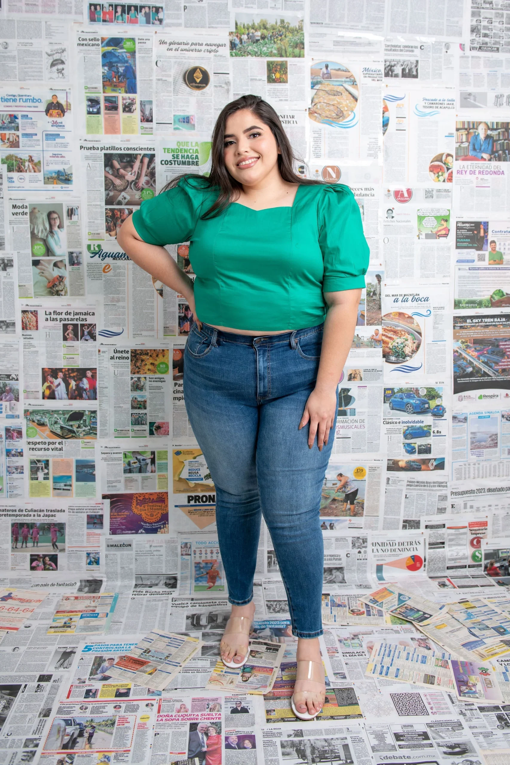 Jeans skinny deslavado