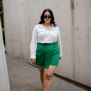 Blusa camisera manga larga