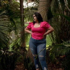 Jeans skinny con rotura