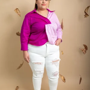 Blusa moda combinada