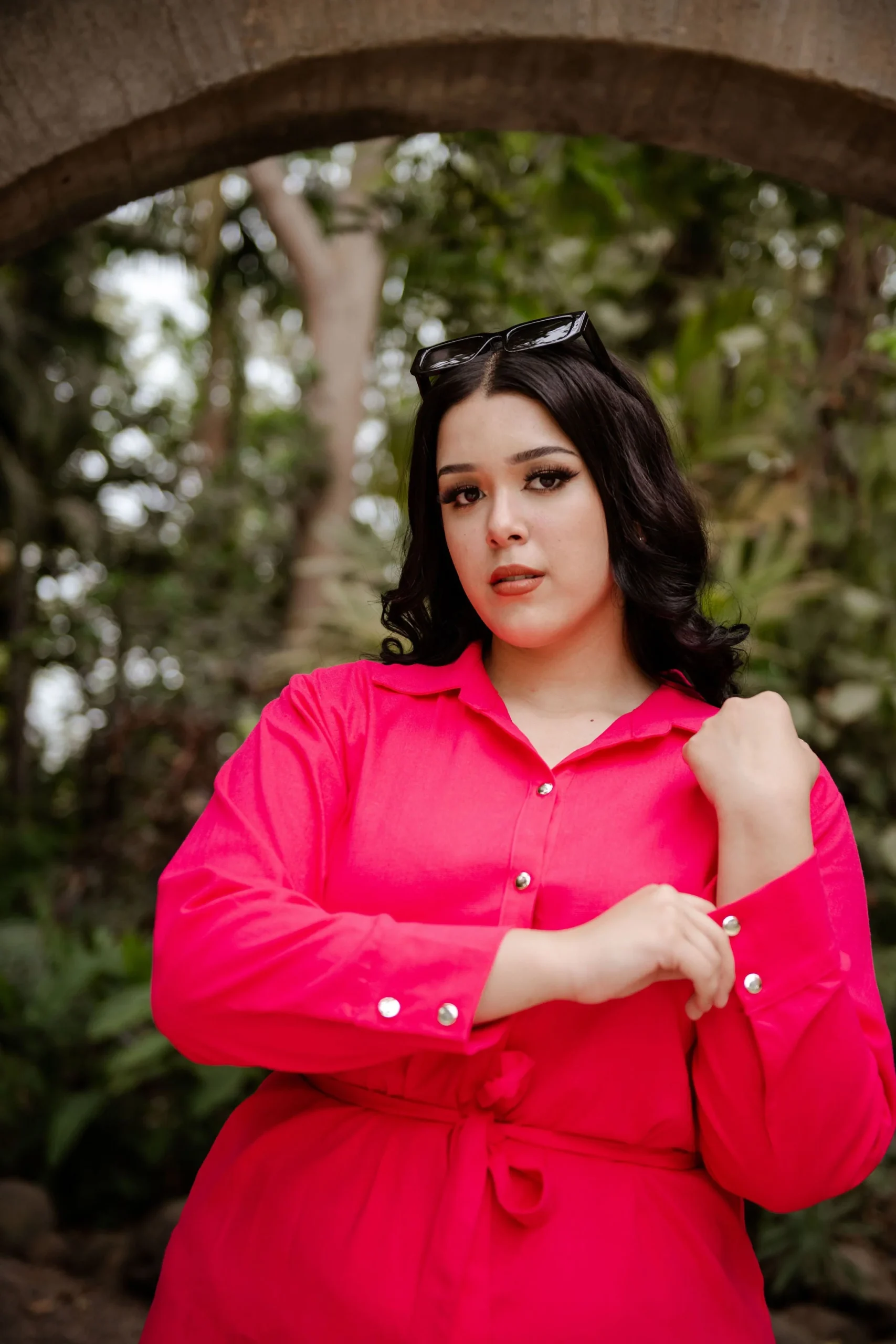 Vestido camisero midi - Imagen 5