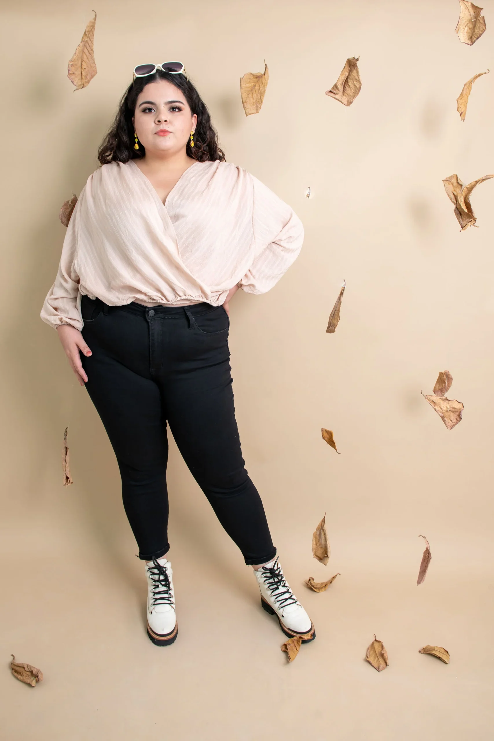 Blusa manga abullonada - Imagen 3