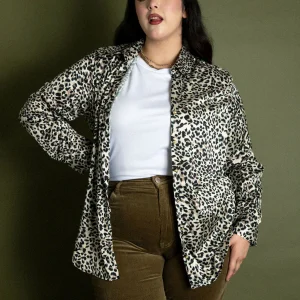 Blusa Satinada Animal Print