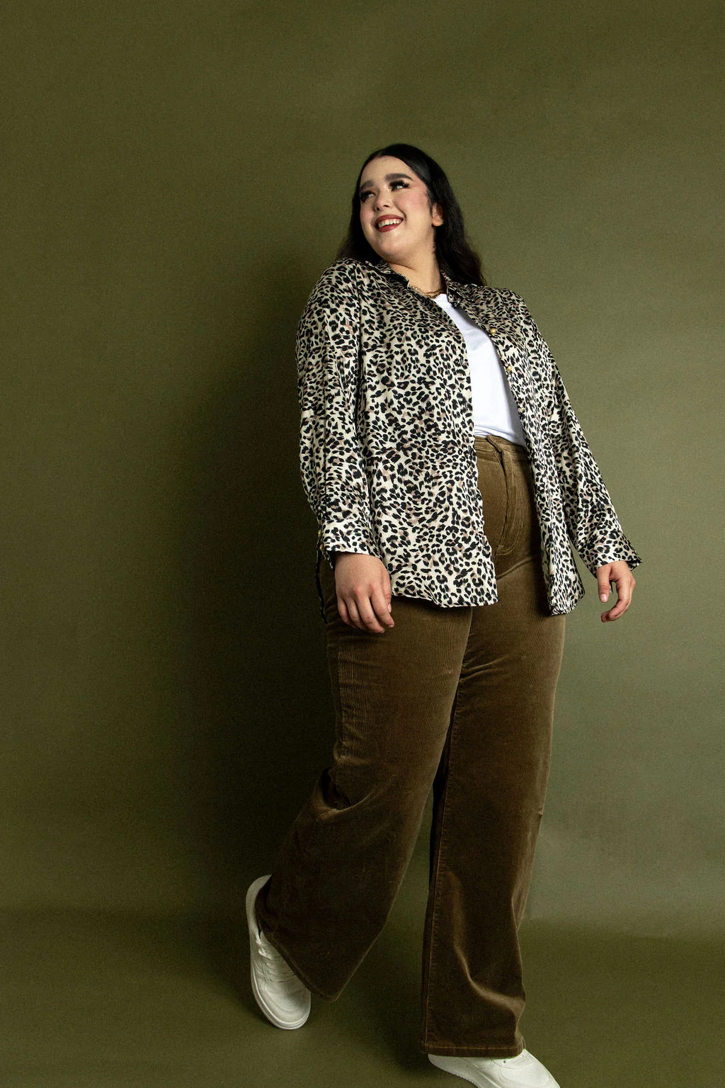 Blusa Satinada Animal Print - Imagen 4