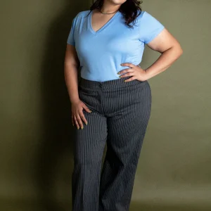 Blusa Básica Largo Perfecto Cuello V