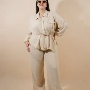 Set De Blusa Manga Larga  y Pantalón