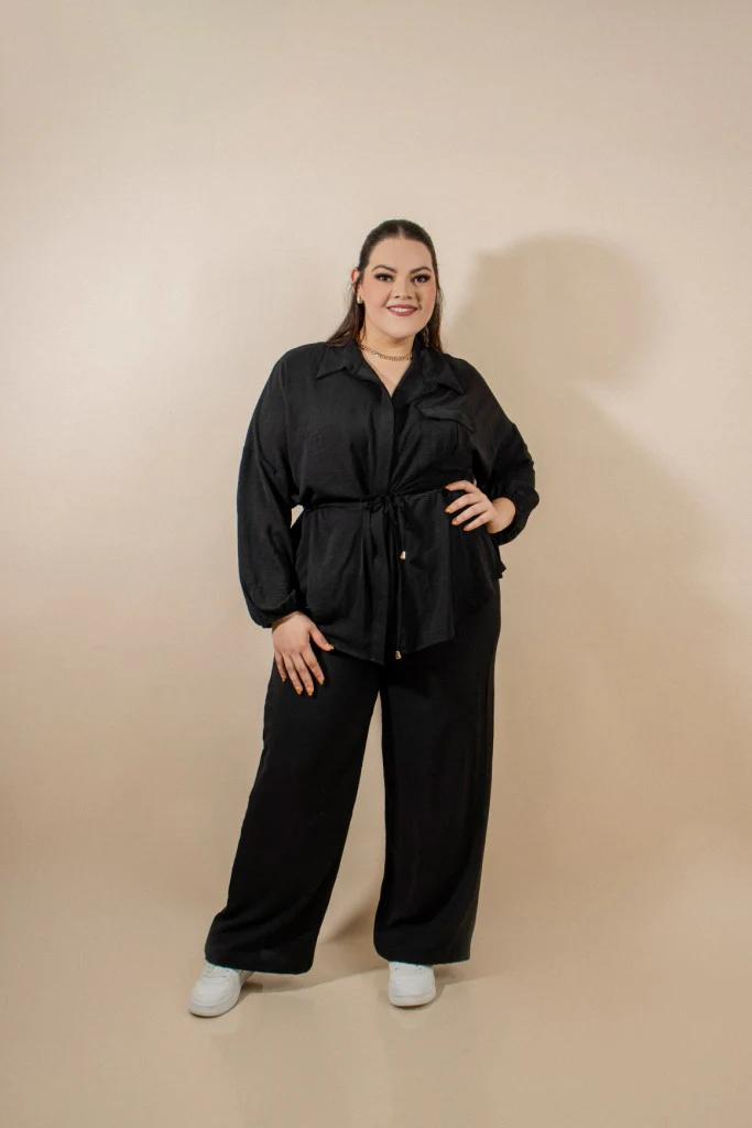 Set De Blusa Manga Larga y Pantalón