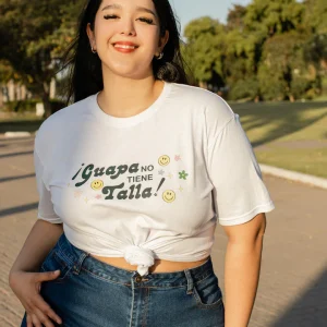Camiseta Estampada Guapa No Tiene Talla