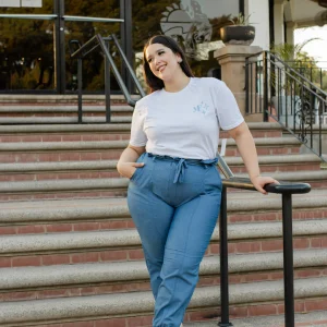 Pantalón de mezclilla jogger