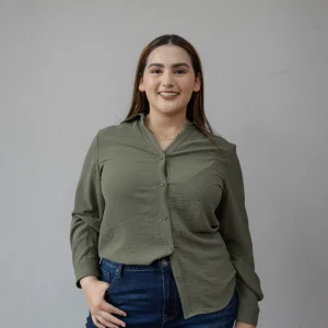 Blusa camisera manga larga