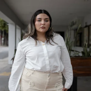 Blusa camisera manga larga