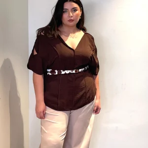 Blusa Moda con cinto