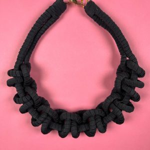Collar Trenzado Negro S