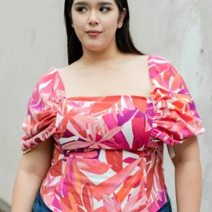 Blusa tipo con smock