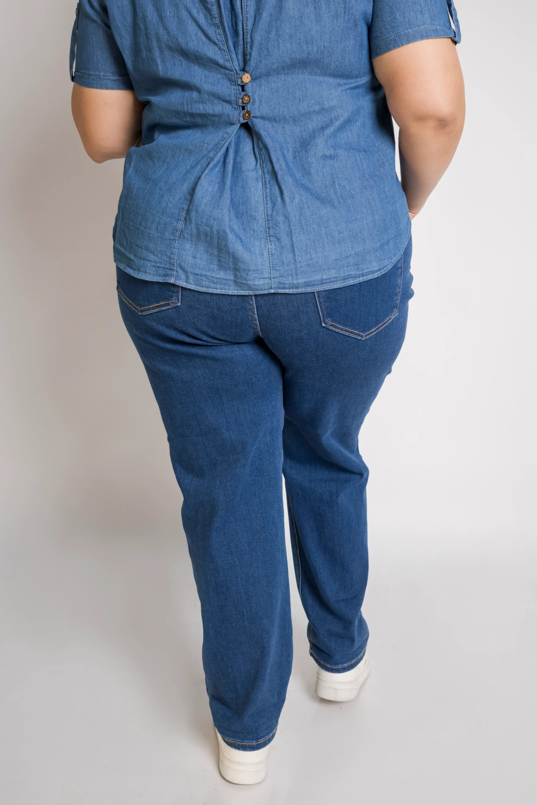 Jeans Boyfriend Con Dobles - Imagen 5