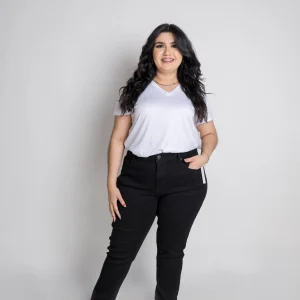 Jeans Skinny Mezclilla Negro