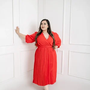 Vestido De Fiesta Plizado