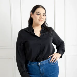 Blusa camisera manga larga