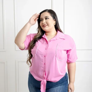 Blusa camisera manga Corta