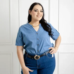 Blusa Mezclilla