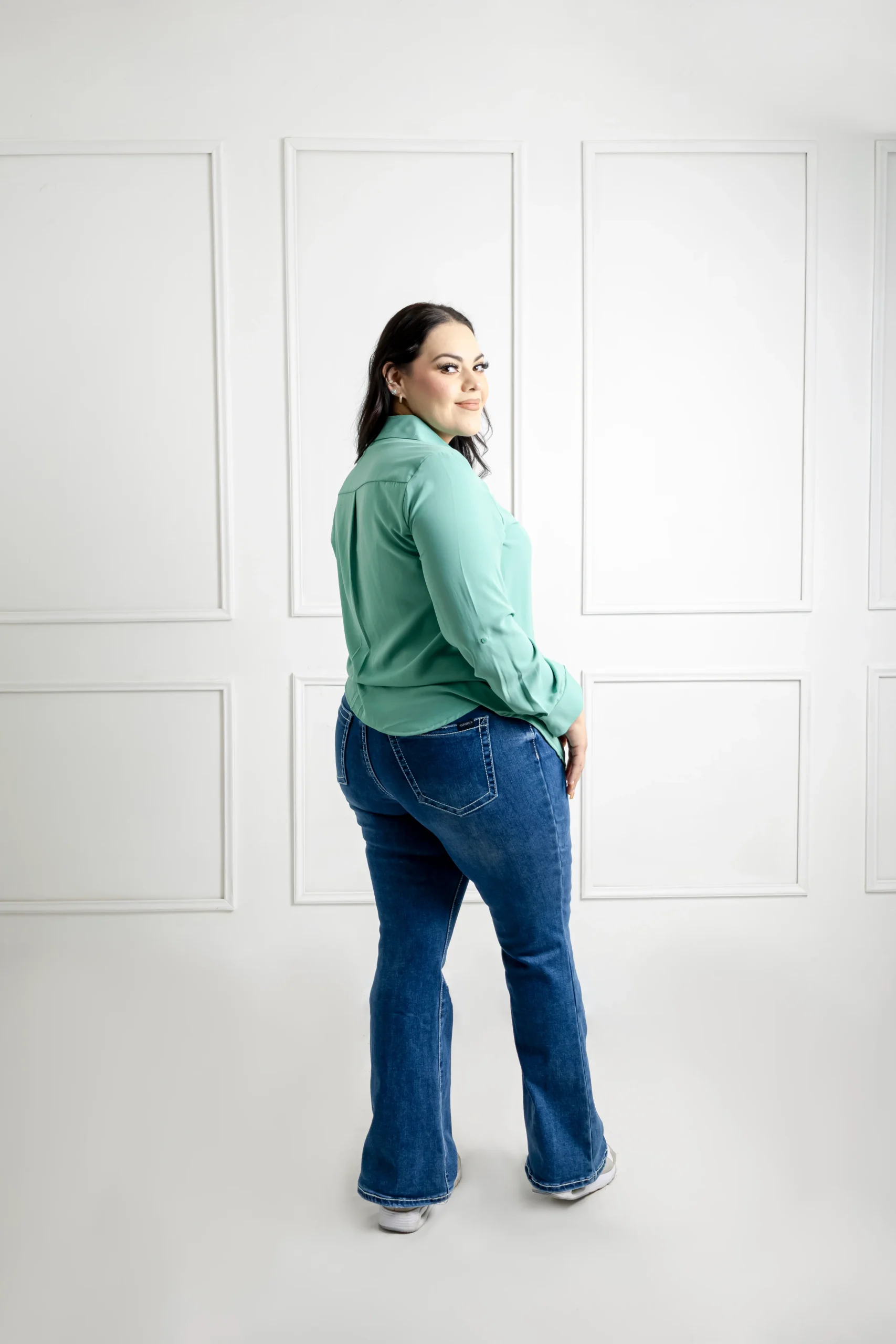 Blusa camisera manga larga - Imagen 4