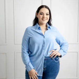 Blusa camisera manga larga