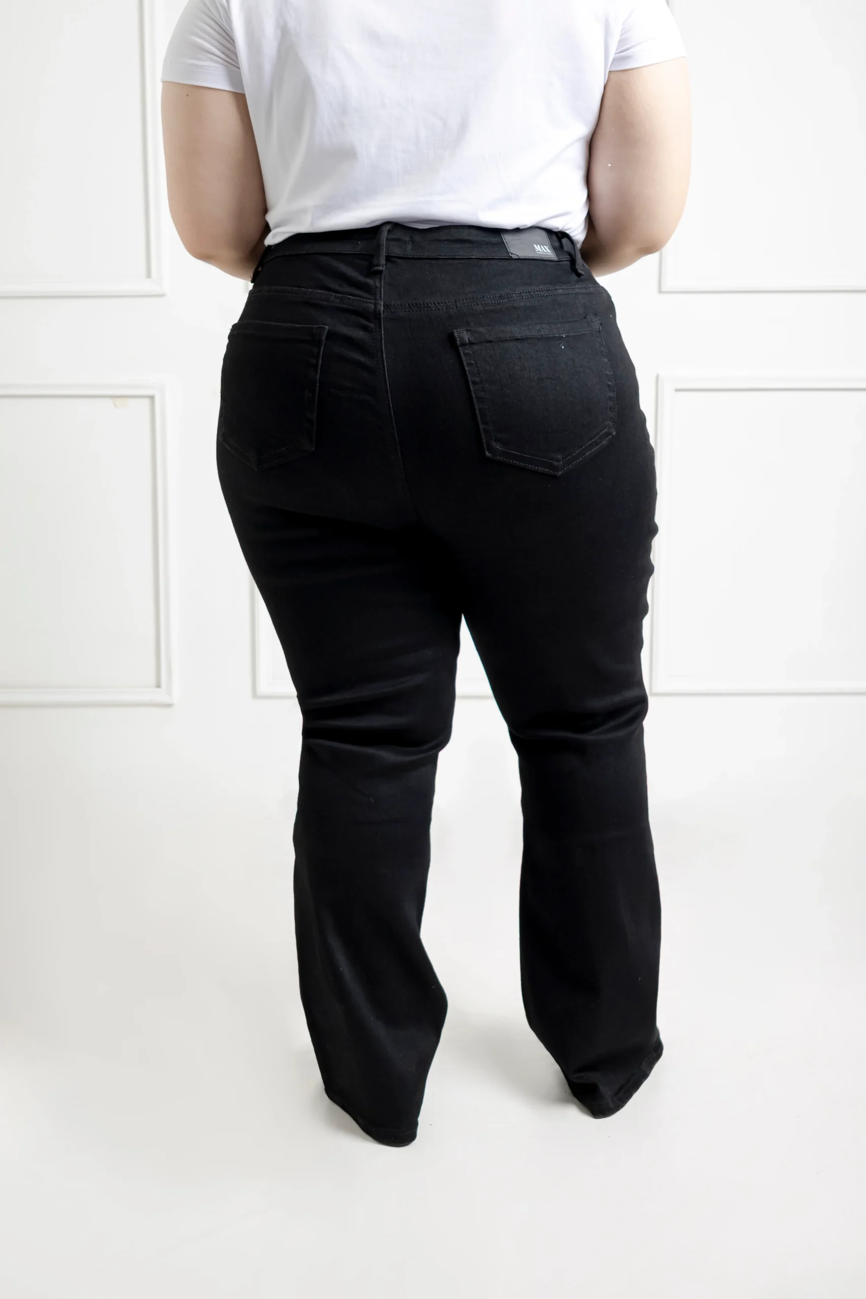Jeans Corte Recto Negro - Imagen 3