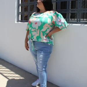 Jeans skinny deslavado