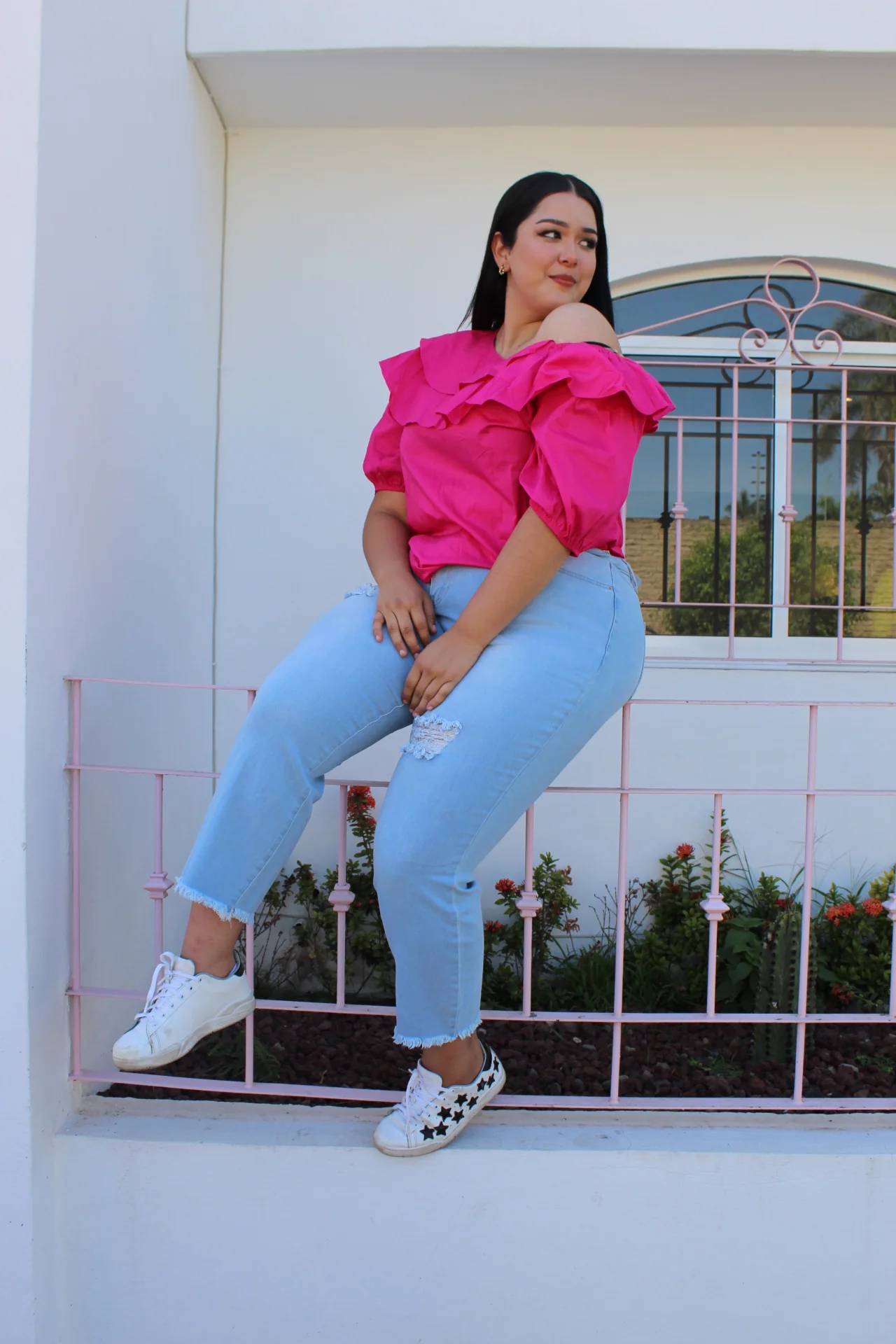 Jeans skinny con roturas