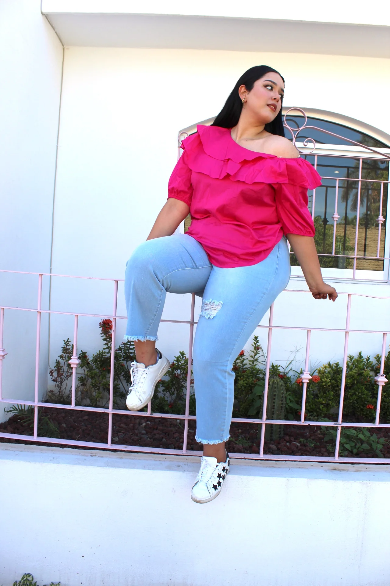 Jeans skinny con roturas - Imagen 5