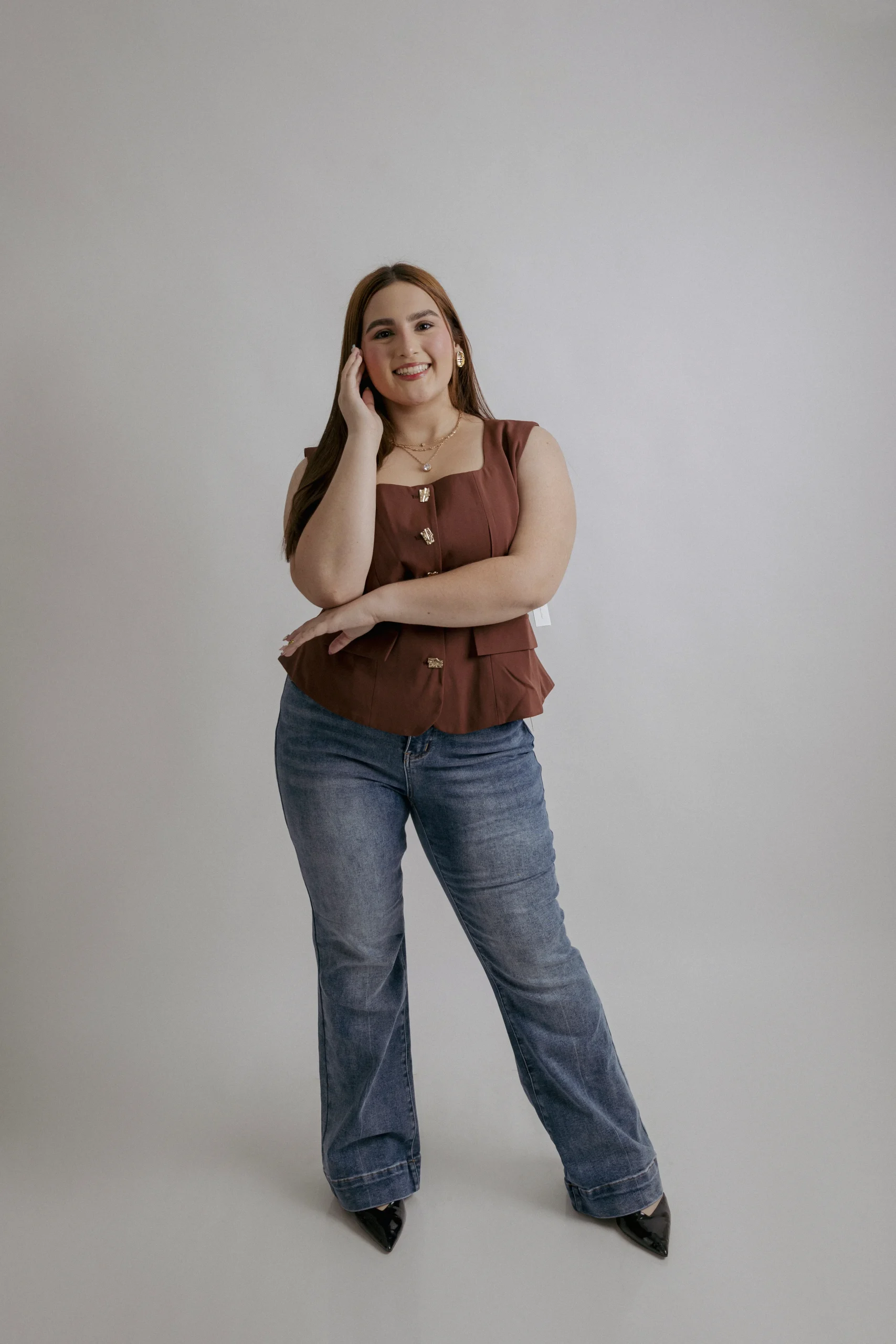 Jeans Corte Flare Claros