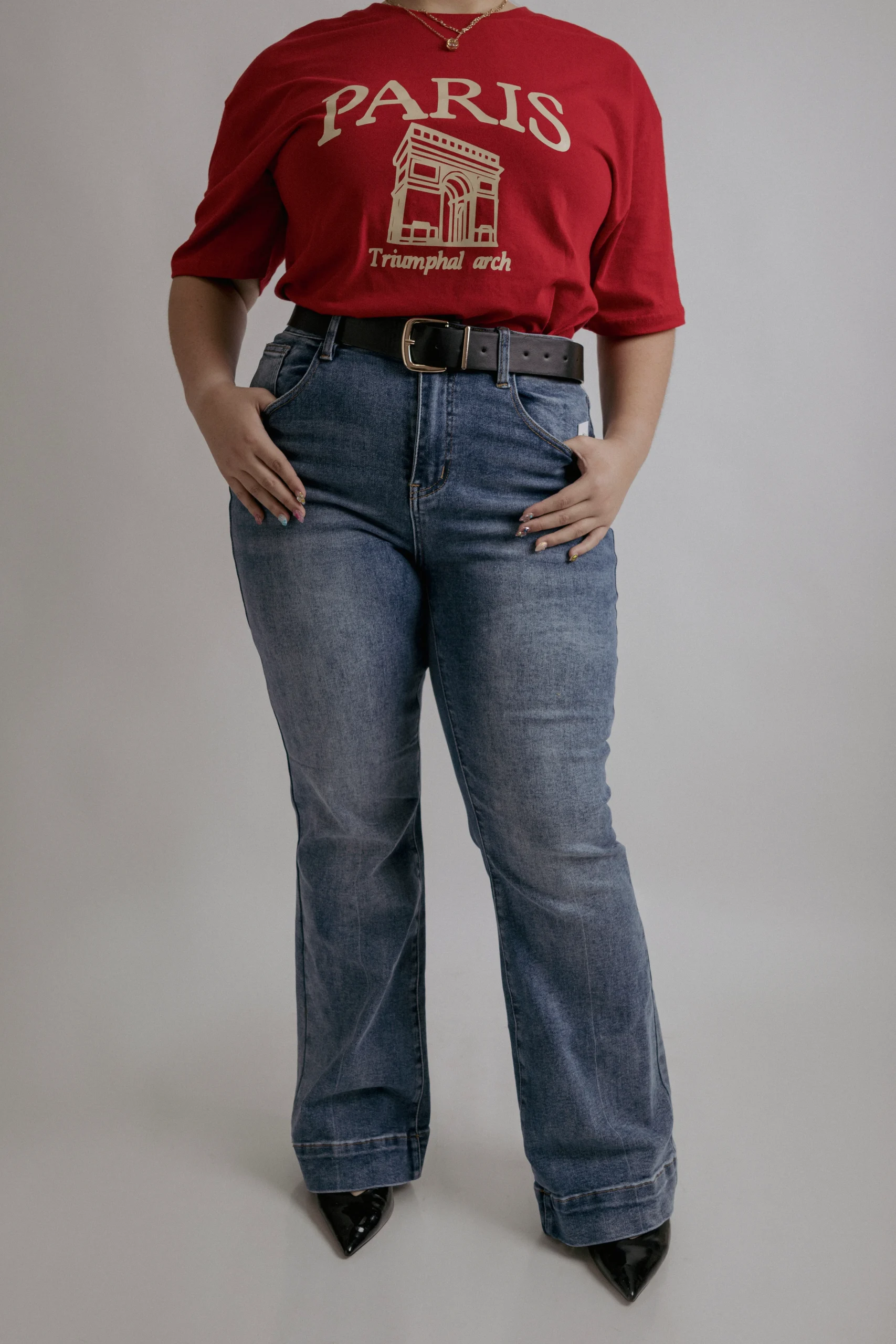 Jeans Corte Flare Claros - Imagen 4