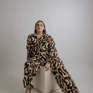 SET BLUSA Y PANTALON ESTAMPADO