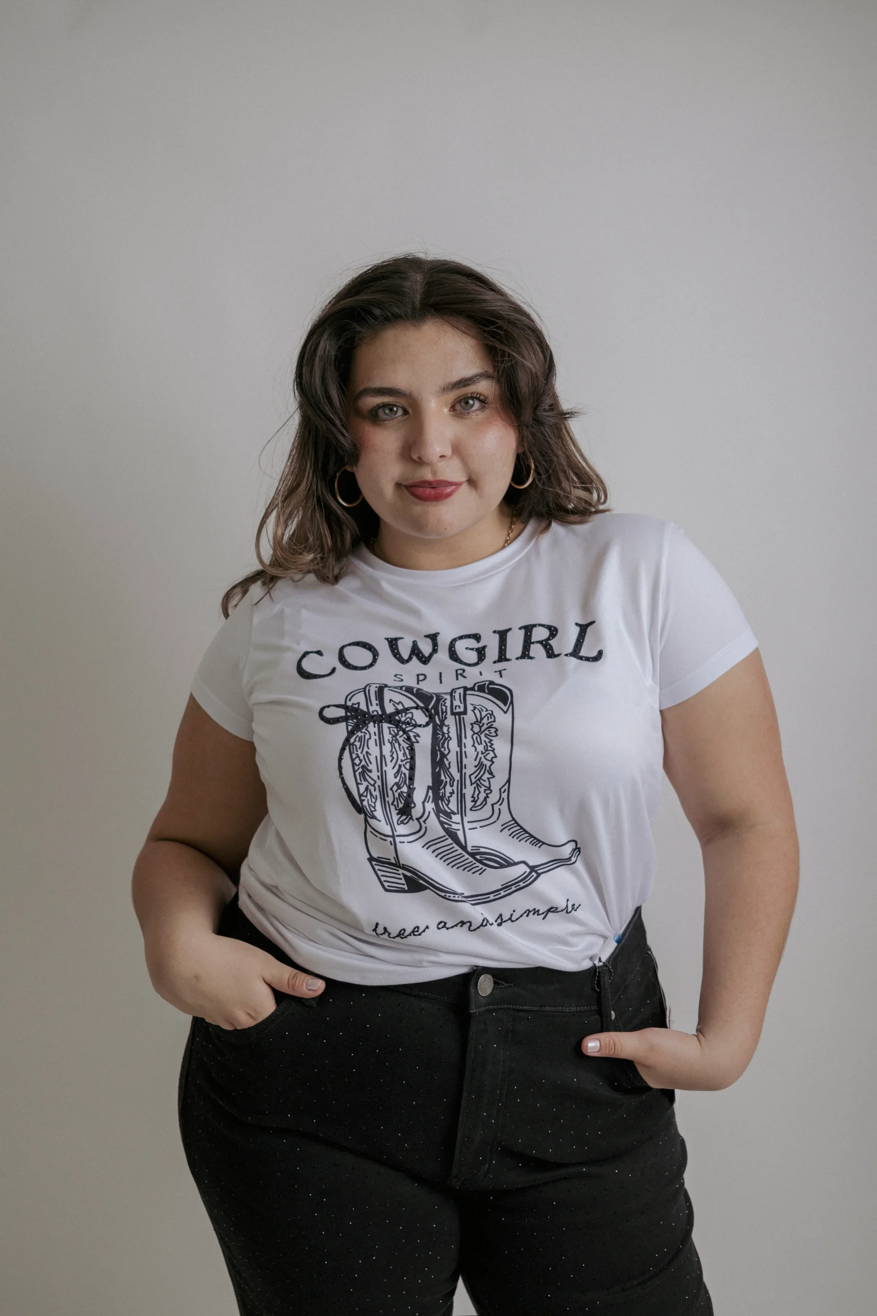 Camiseta Estampada Cow Girl