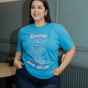 Camiseta Estampada Grow and Glow