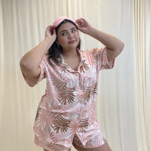 Pijama Pink Palms