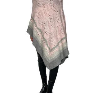 Poncho Baby Alpaca Y Seda