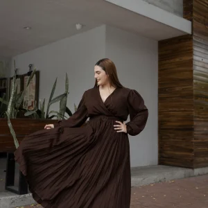 Vestido De Fiesta Manga Larga