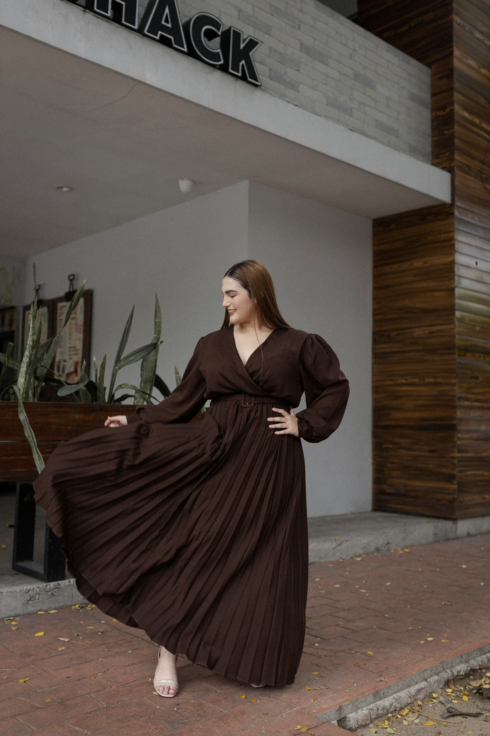 Vestido De Fiesta Manga Larga